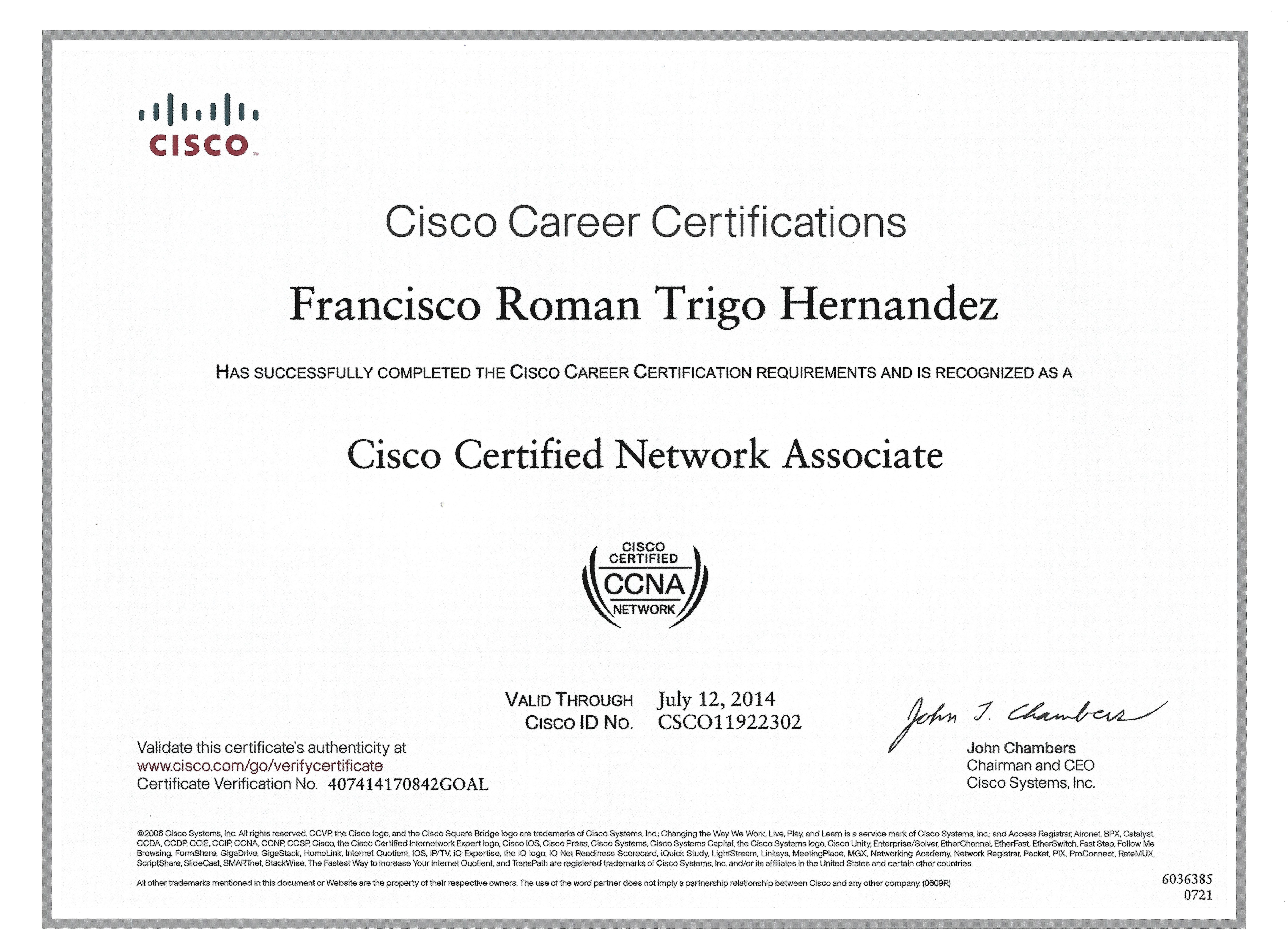CISCO CCNA Certification